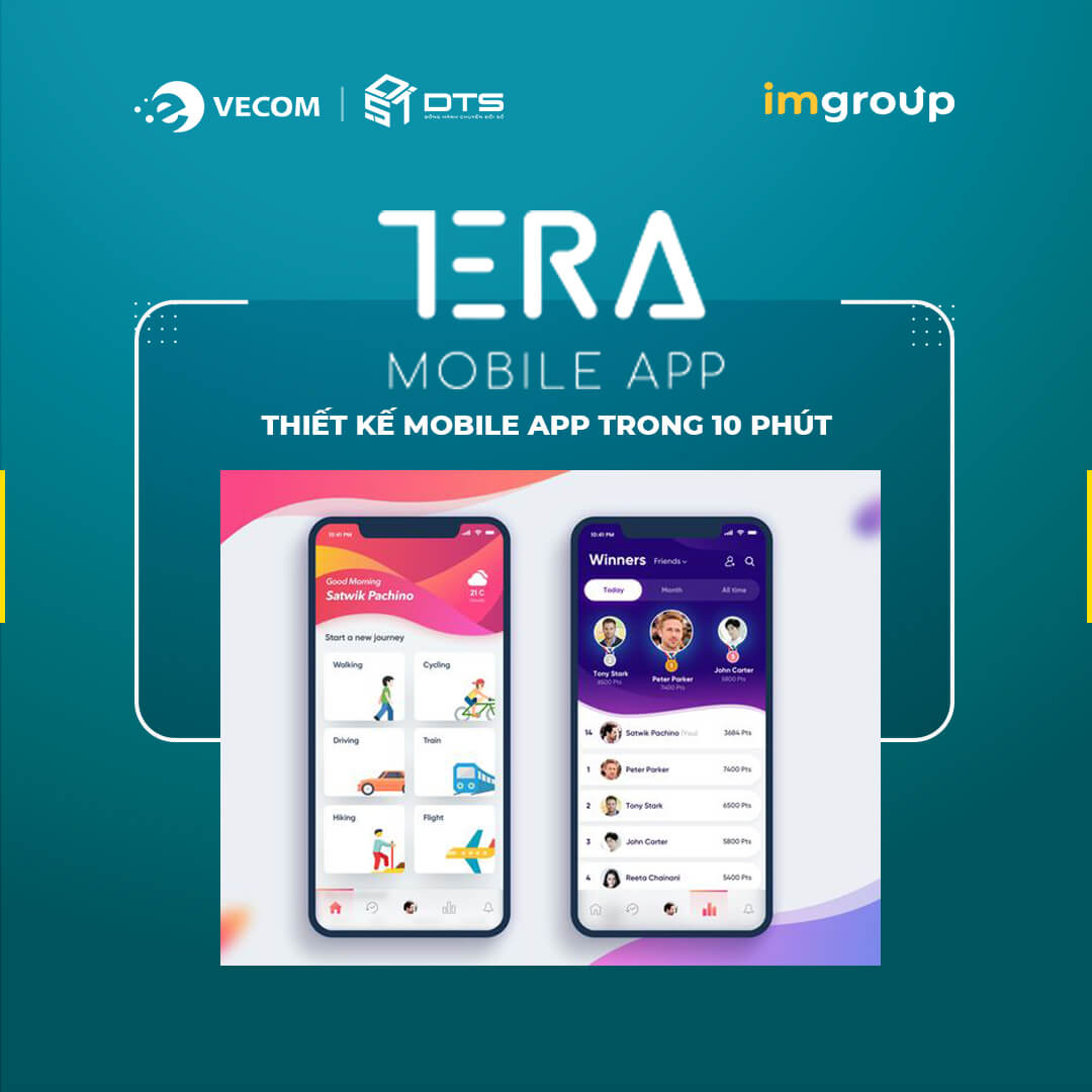 Dịch vụ tạo ứng dụng Mobile App - TERA App