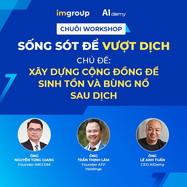 Chủ đề: Xây dựng cộng đồng để sinh tồn và bùng nổ sau dịch