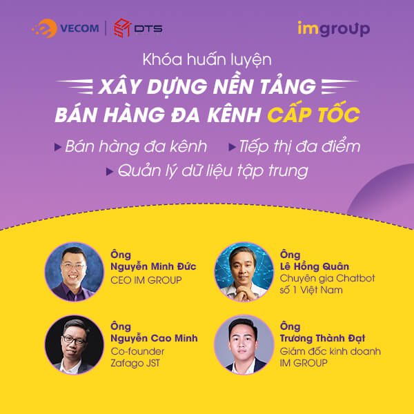 Huấn luyện Xây dựng nền tảng bán hàng đa kênh cấp tốc Huấn luyện Xây dựng nền tảng bán hàng đa kênh cấp tốc